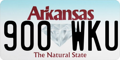 AR license plate 900WKU