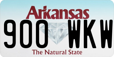 AR license plate 900WKW