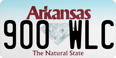 AR license plate 900WLC