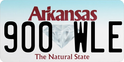 AR license plate 900WLE