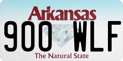 AR license plate 900WLF