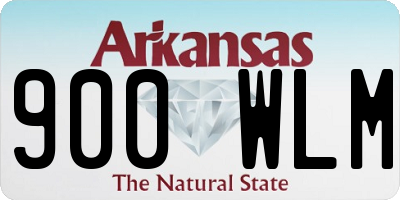 AR license plate 900WLM