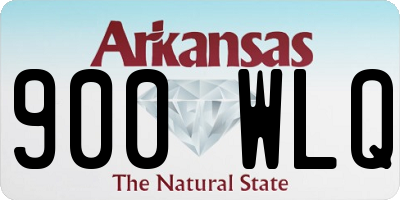 AR license plate 900WLQ