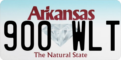 AR license plate 900WLT