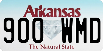 AR license plate 900WMD