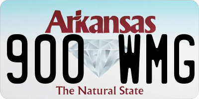 AR license plate 900WMG