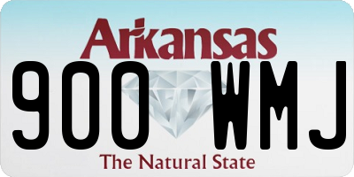 AR license plate 900WMJ