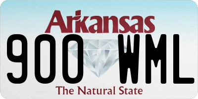 AR license plate 900WML