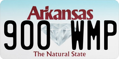 AR license plate 900WMP