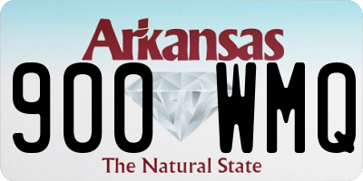 AR license plate 900WMQ