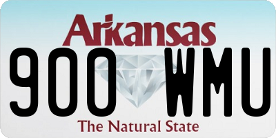 AR license plate 900WMU