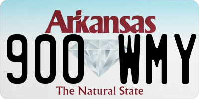AR license plate 900WMY