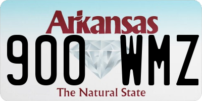 AR license plate 900WMZ