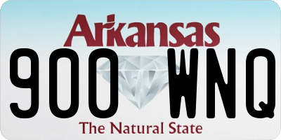 AR license plate 900WNQ