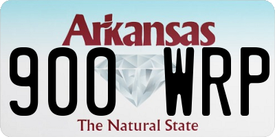 AR license plate 900WRP