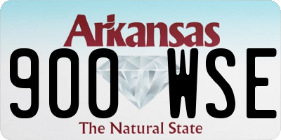 AR license plate 900WSE