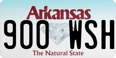AR license plate 900WSH