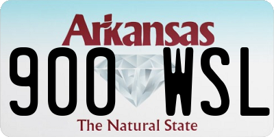 AR license plate 900WSL