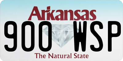 AR license plate 900WSP