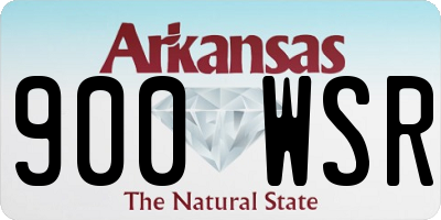 AR license plate 900WSR