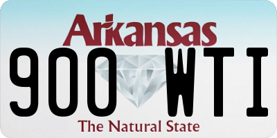 AR license plate 900WTI