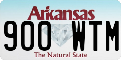 AR license plate 900WTM