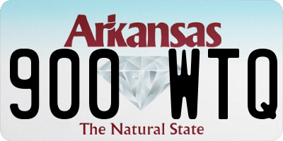 AR license plate 900WTQ
