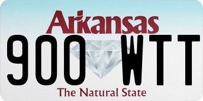 AR license plate 900WTT
