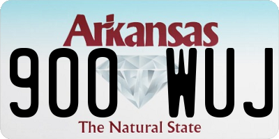 AR license plate 900WUJ