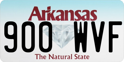 AR license plate 900WVF