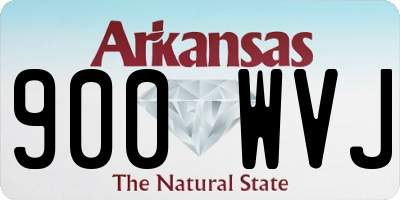AR license plate 900WVJ