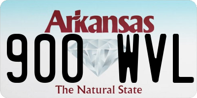 AR license plate 900WVL