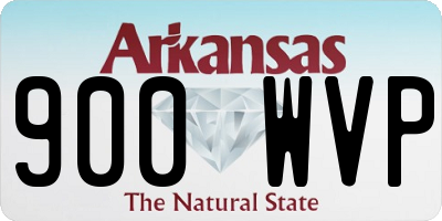 AR license plate 900WVP