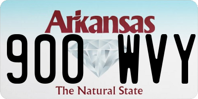 AR license plate 900WVY