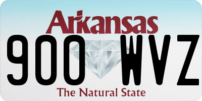 AR license plate 900WVZ