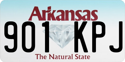 AR license plate 901KPJ