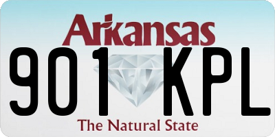 AR license plate 901KPL