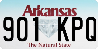 AR license plate 901KPQ