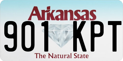 AR license plate 901KPT