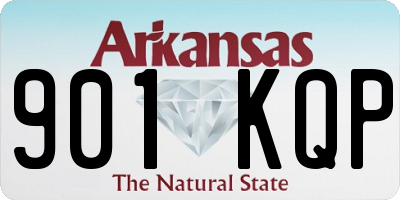 AR license plate 901KQP