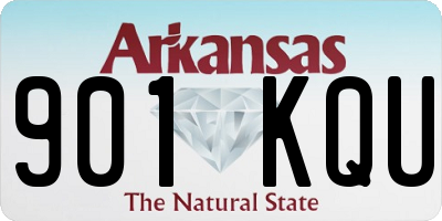 AR license plate 901KQU