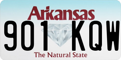 AR license plate 901KQW