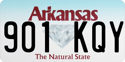 AR license plate 901KQY