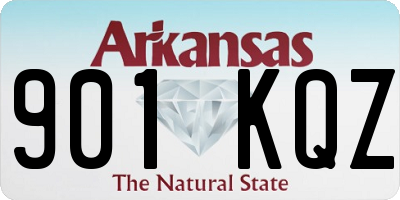 AR license plate 901KQZ