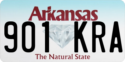 AR license plate 901KRA