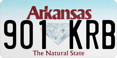 AR license plate 901KRB