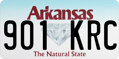 AR license plate 901KRC