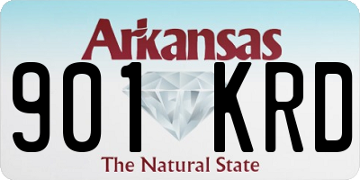 AR license plate 901KRD