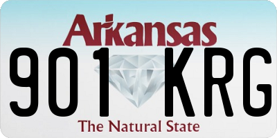 AR license plate 901KRG