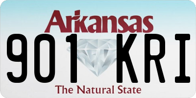 AR license plate 901KRI